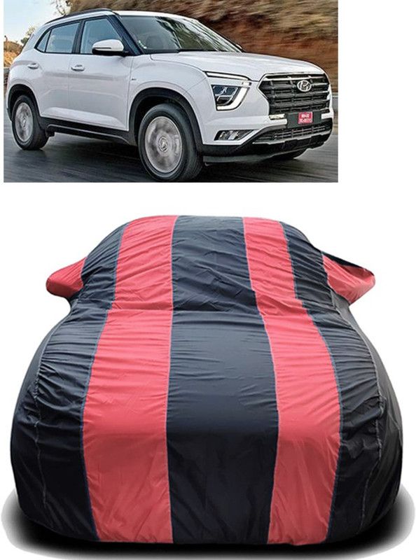 octavic Car Cover For Maruti Suzuki Creta (With Mirror Pockets)  (Red)
