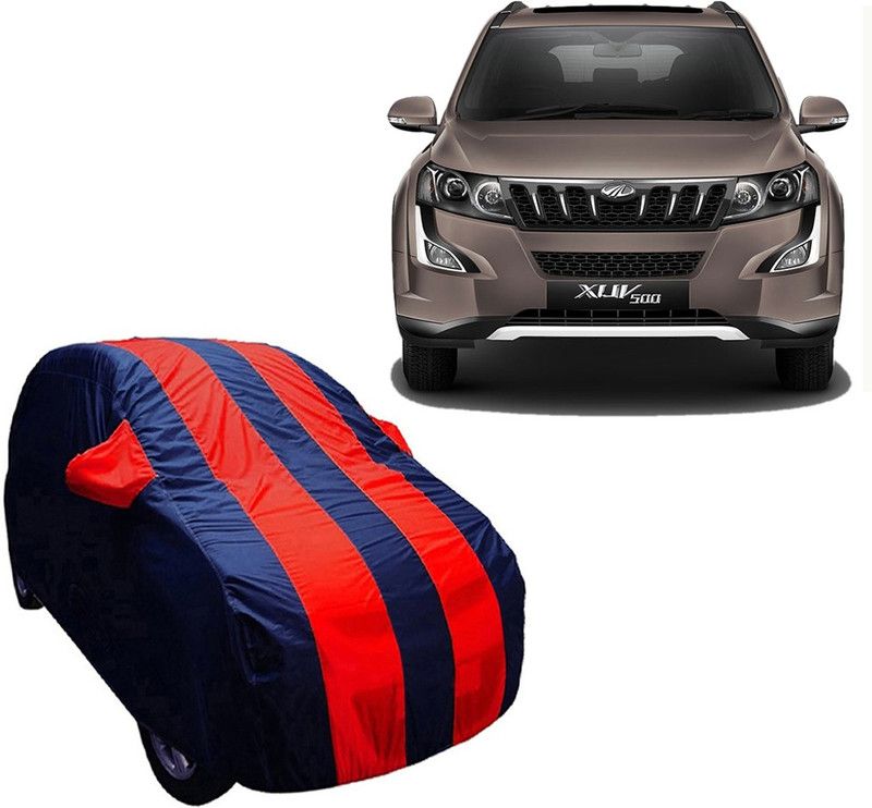 ABS AUTO TREND Car Cover For Mahindra XUV 500 (With Mirror Pockets)  (Blue, Red)