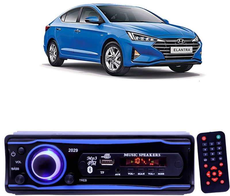 JBRIDERZ Blue 2029 USB/AUX/SD/BLUETOOTH/FM/MP3 BOOM MASTER STANDARD- E 175 Car Stereo  (Single Din)