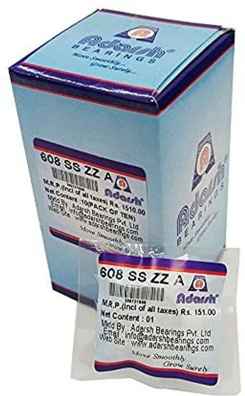 Adarsh 608-SS-ZZ Centre Bearing