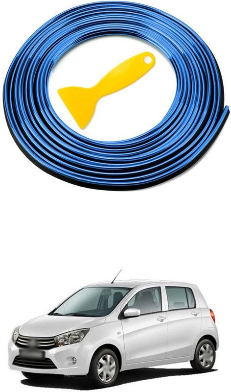 PECUNIA Car Interior Trim Strips-16.4ft/5M Universal Car Gap Fillers Automobile Moulding Line Decorative Accessories DIY Flexible Strip Garnish Accessory with Installing Tool (blue)e163 Car Beading Roll For Door  (5 m)