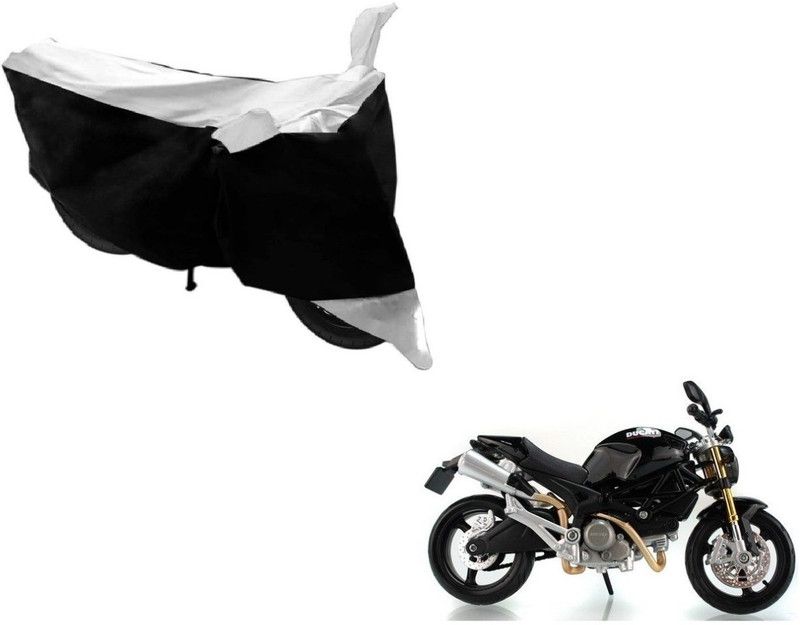 AUTYLE Two Wheeler Cover for Ducati  (Monster 82, Black, Silver)