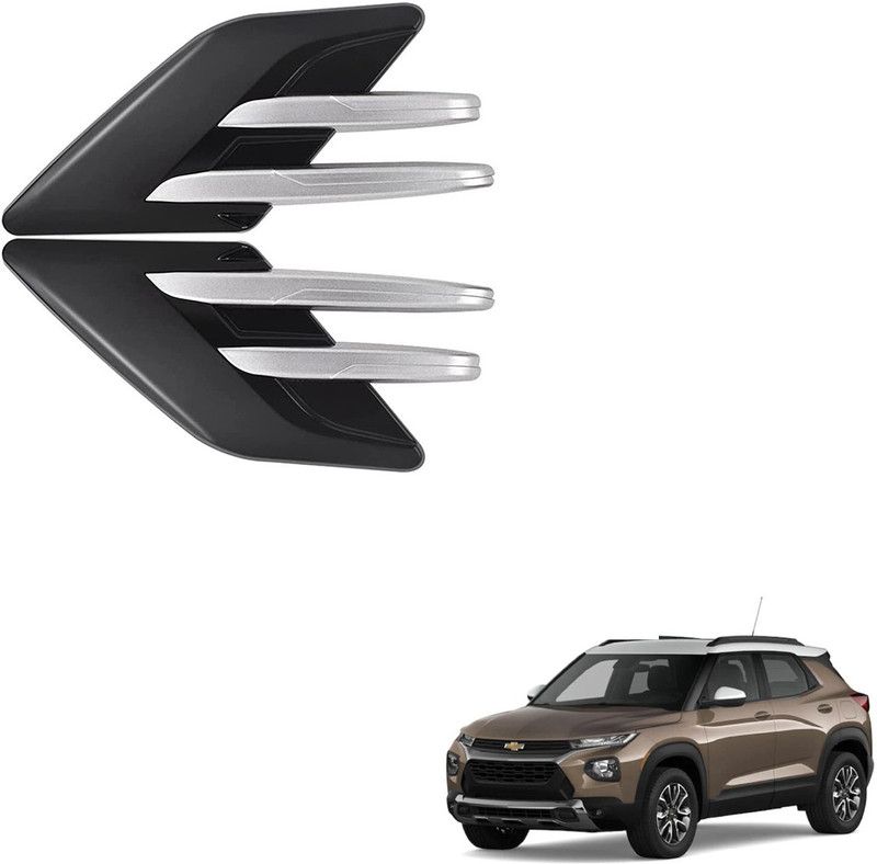 SEMAPHORE Car Decorative Side Vents Air Flow Compatible With Chevrolet Trailblazer Car Air Vent Trim  (Pack of 2)