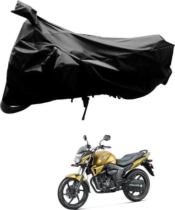 TGP GROUP Waterproof Two Wheeler Cover for Honda  (CB Trigger, Black)