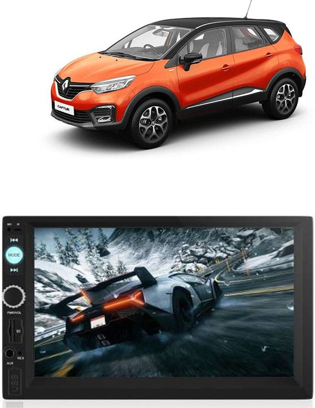 Dvis 7Inch DoubleDin TouchScreen with Rear View Camera Support Without Camera D-1160 Car Stereo  (Double Din)
