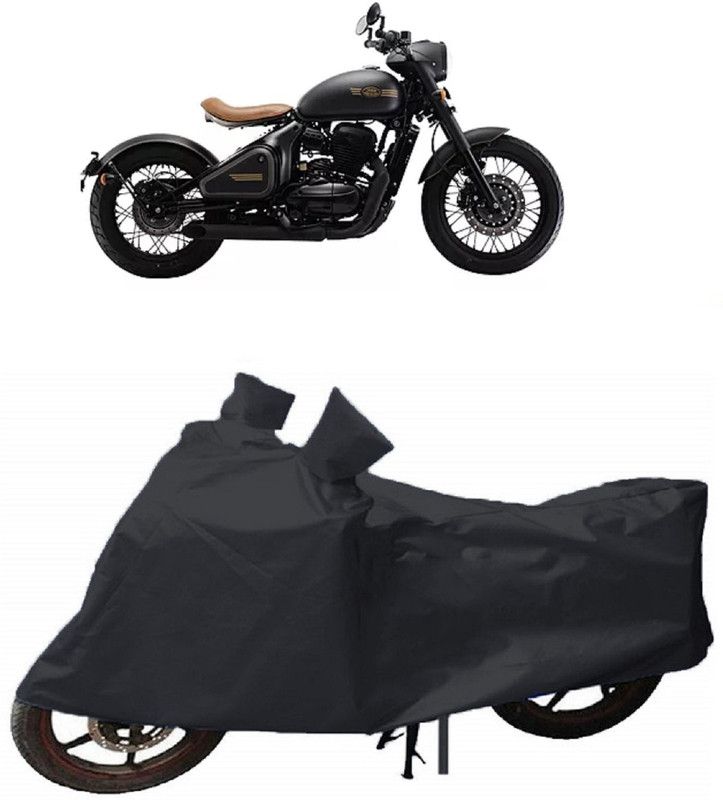 SHIVRAT Two Wheeler Cover for JAWA  (Perak, Black)