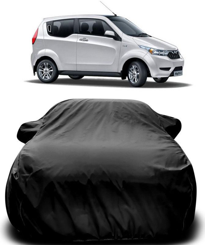 AUTOGARH Car Cover For Mahindra e2o PLUS (With Mirror Pockets)  (Black)