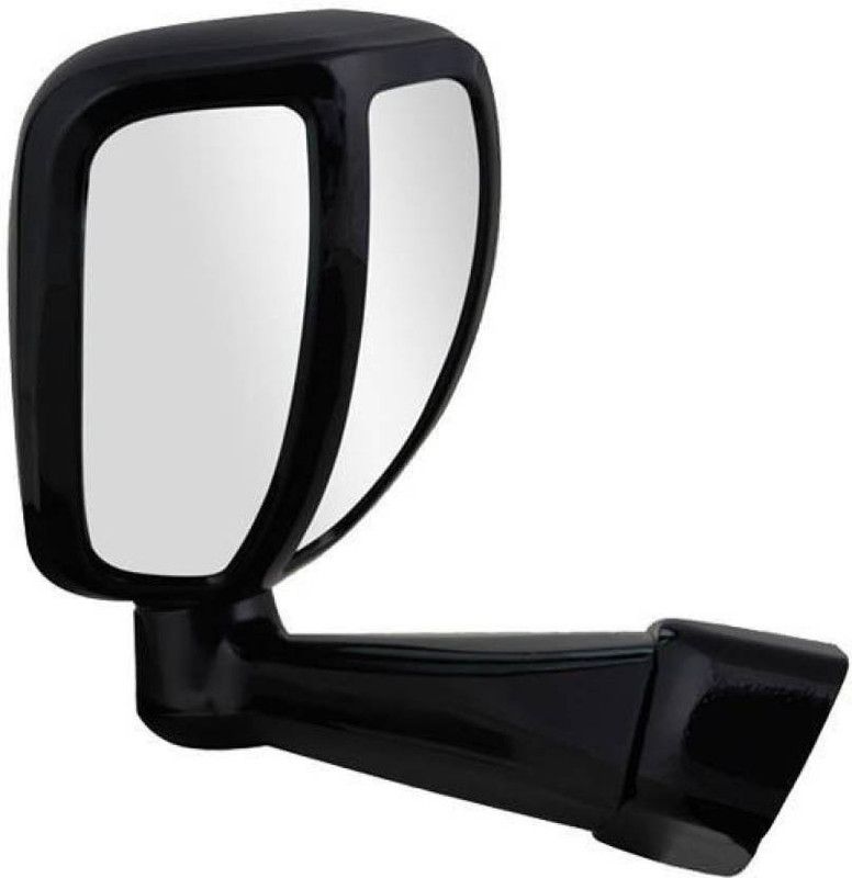 PRTEK Manual Driver Side, Rear View Mirror, Dual Mirror For Opel, Volkswagen, Mahindra, Hyundai, Maruti Suzuki, Audi, Toyota, Mitsubishi, Ford, Universal For Car, Tata, Datsun Universal For Car  (Left)
