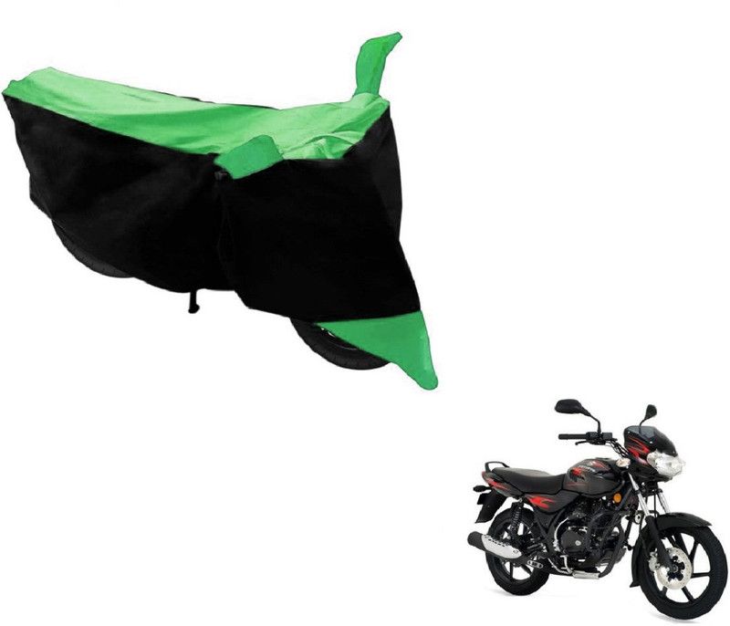 AUTYLE Two Wheeler Cover for Bajaj  (Discover, Black, Green)