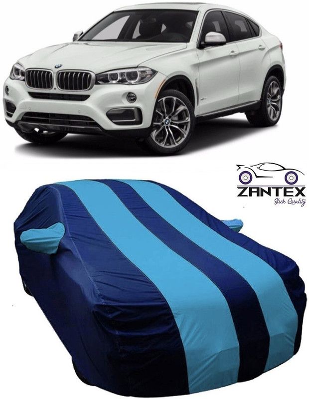 ZANTEX Car Cover For BMW X6 (With Mirror Pockets)  (Blue)
