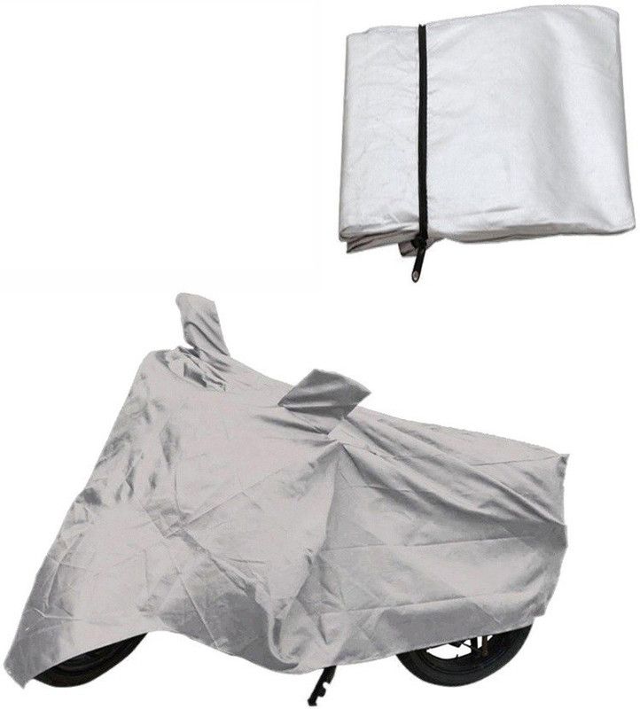 roadPlus Two Wheeler Cover for Hero  (Xtreme, Silver)