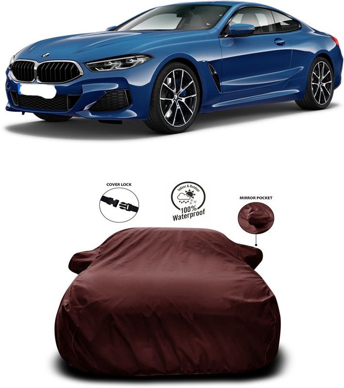 Ascension Car Cover For BMW 8 Series (With Mirror Pockets)  (Maroon)