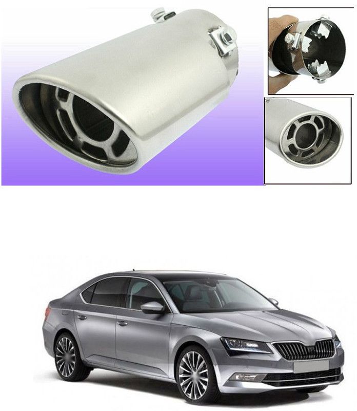 XZRTZ Car Exhaust Turbine Style Silencer Muffler Tip-for Universal for all Cars A205 Car Silencer  (Refiner)