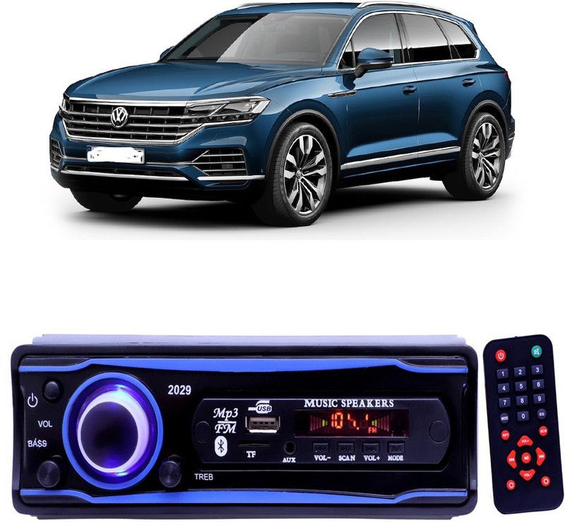 YUNEIK Blue 2029 USB/AUX/SD/BLUETOOTH/FM/MP3 BOOM MASTER STANDARD- Y 617 Car Stereo  (Single Din)