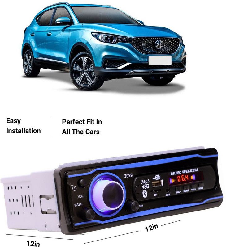 EverLand Blue Stereo-999 BLUETOOTH/USB/SD/AUX/FM/MP3 (BLUE & Black)-0-423 Car Stereo  (Single Din)