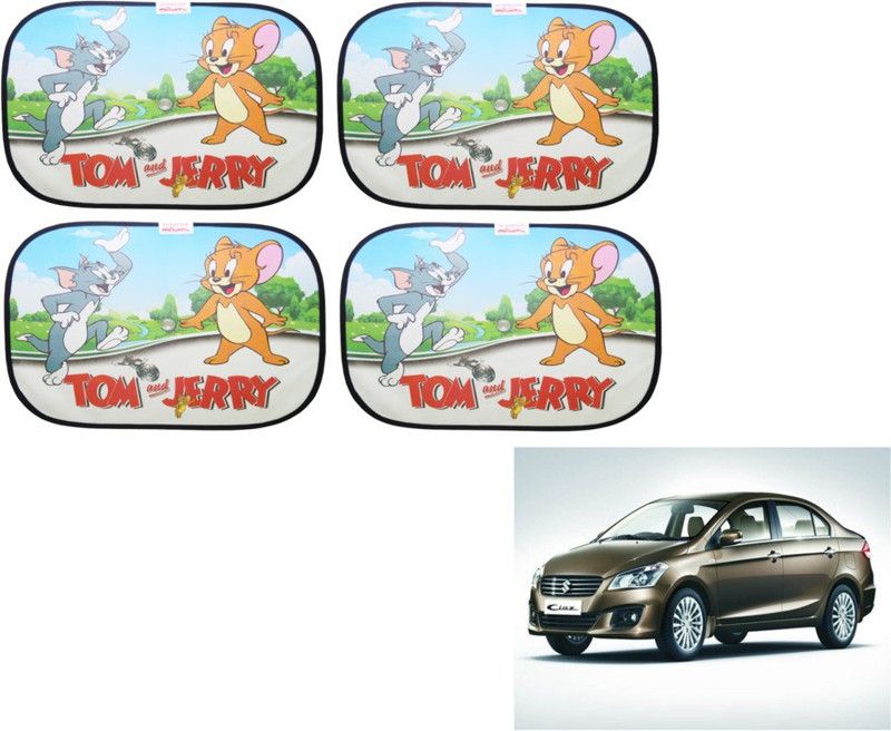 MOCKHE Side Window Sun Shade For Maruti Suzuki Ciaz  (Multicolor)