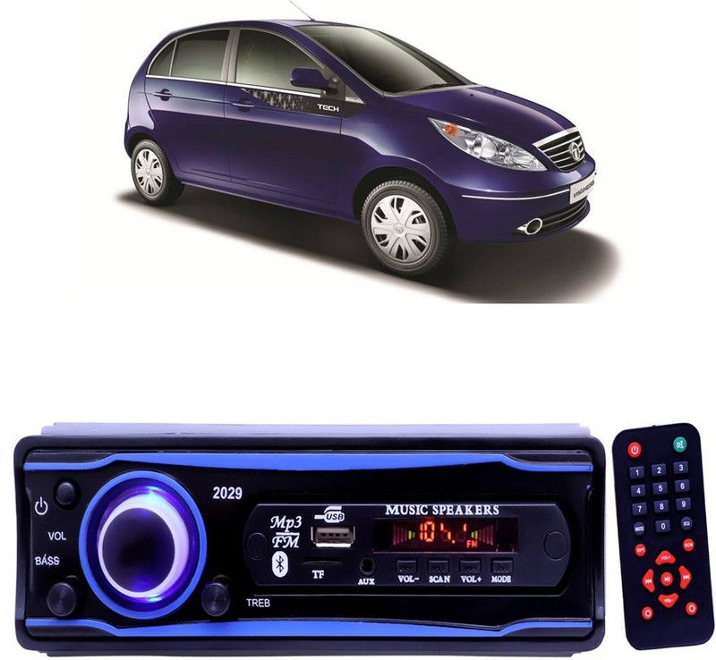 YUNEIK Blue 2029 USB/AUX/SD/BLUETOOTH/FM/MP3 BOOM MASTER STANDARD- Y 561 Car Stereo  (Single Din)