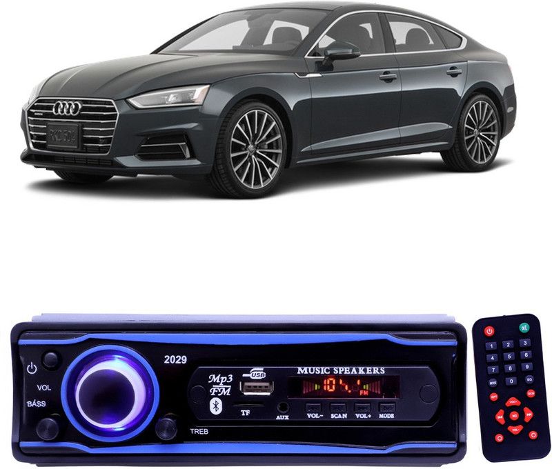 EverLand Blue 2029 USB/AUX/SD/BLUETOOTH/FM/MP3 BOOM MASTER STANDARD- E 7 Car Stereo  (Single Din)