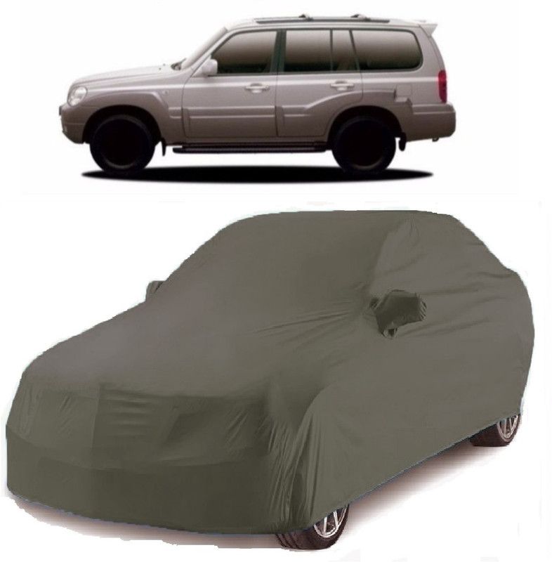 Gargi Traders Car Cover For Hyundai Terracan (With Mirror Pockets)  (Grey)