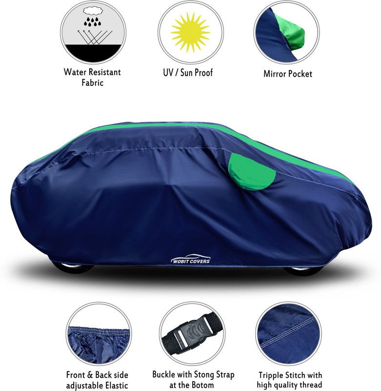 XAFO Car Cover For Renault Scala (With Mirror Pockets)  (Green)