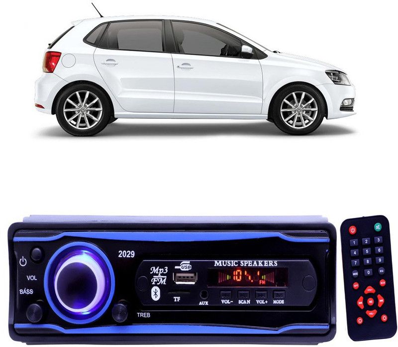 Purpleheart Blue 2029 USB/AUX/SD/BLUETOOTH/FM/MP3 BOOM MASTER STANDARD- P612 Car Stereo  (Single Din)