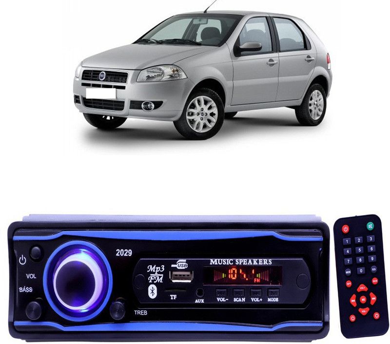 Genipap Blue 2029 USB/AUX/SD/BLUETOOTH/FM/MP3 BOOM MASTER STANDARD- G 112 Car Stereo  (Single Din)