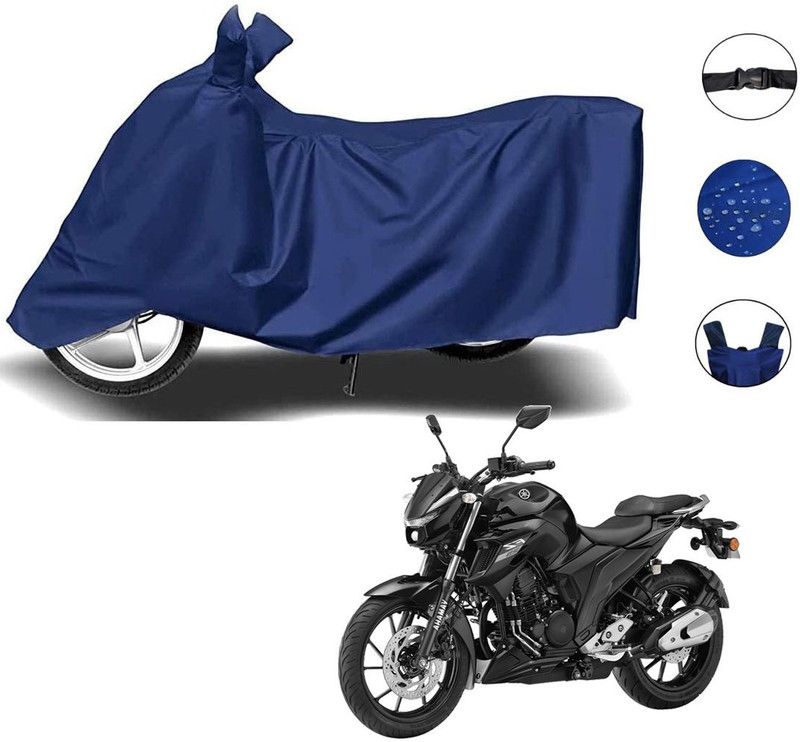 Aamaya Store Two Wheeler Cover for Yamaha  (Fascino 125 FI, Blue)