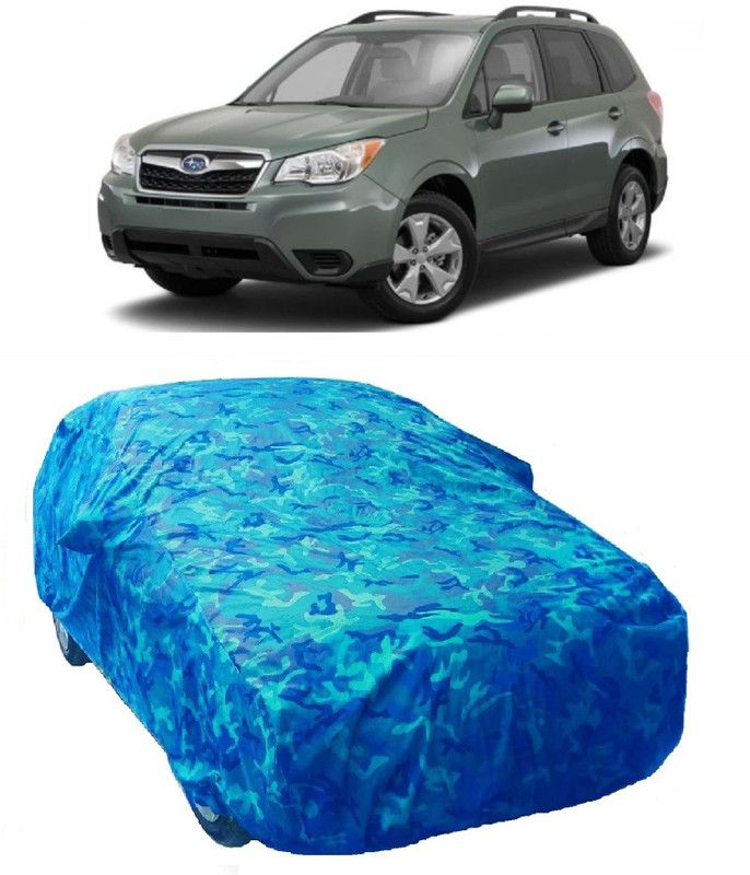 Gargi Traders Car Cover For Chevrolet Forester (With Mirror Pockets)  (Blue)