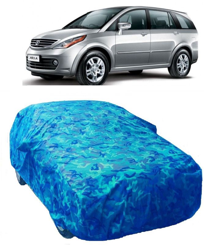 Gargi Traders Car Cover For Tata Aria (With Mirror Pockets)  (Blue)