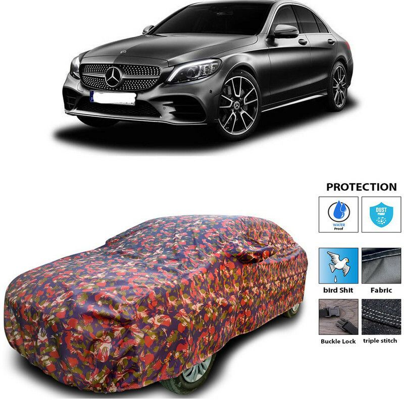 Ascension Car Cover For Mercedes Benz C200 (With Mirror Pockets)  (Multicolor)