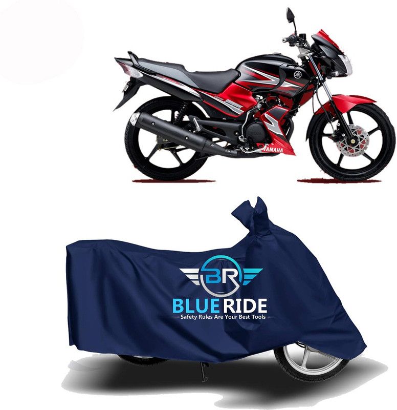 BLUERIDE Two Wheeler Cover for Yamaha  (SS 125, Blue)