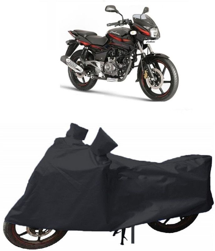ABORDABLE Two Wheeler Cover for Bajaj  (DTS-i, Black)