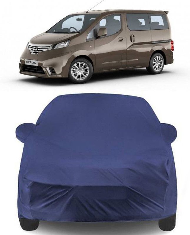 MoTRoX Car Cover For Nissan Evalia (With Mirror Pockets)  (Blue)