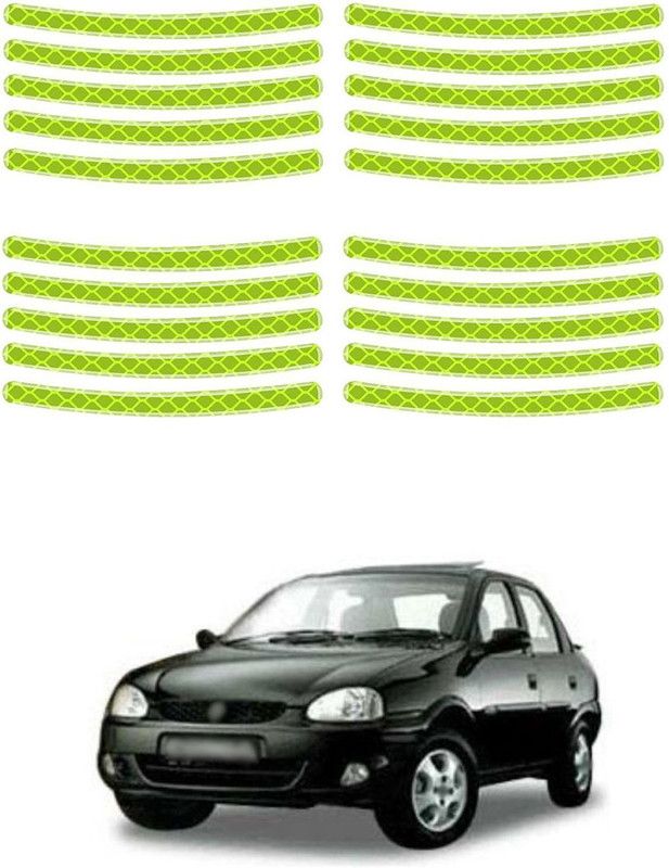 PROEDITION Plastic Car Bumper Guard  (Green, Pack of 20, Opel, Corsa)