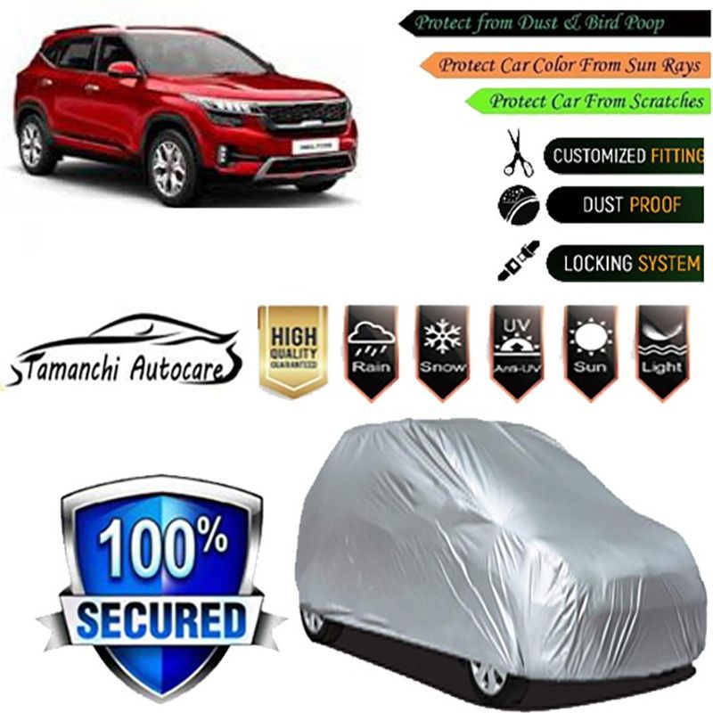 Tamanchi Autocare Car Cover For Kia Sonet  (Silver)