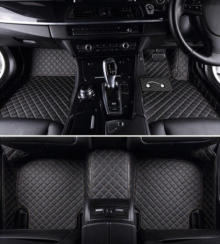AutoFurnish Leatherite 5D Mat For Volkswagen Tiguan  (Black)