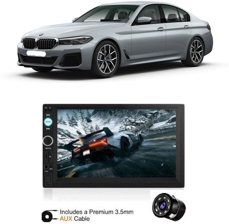 JBRIDERZ 7Inch HD DoubleDin TouchScreen with Rear View Camera Support With Camera E 53 Car Stereo  (Double Din)