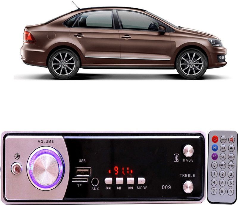 Genipap Silver009 BLUETOOTH/USB/SD/AUX/FM/MP3 Car Stereo ( Single Din) -618 Car Stereo  (Single Din)