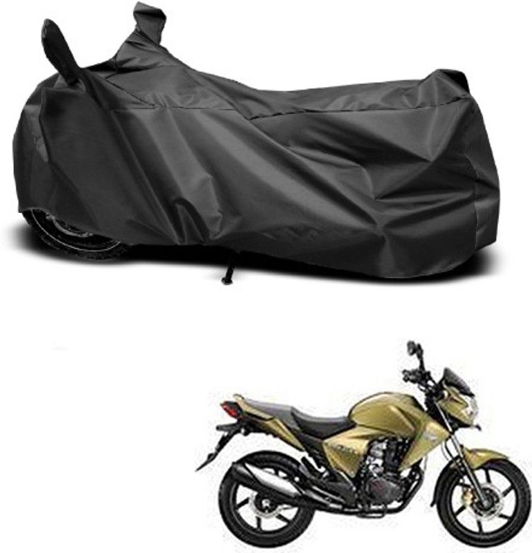 THE REAL ARV Waterproof Two Wheeler Cover for Honda  (Dazzler, Black)