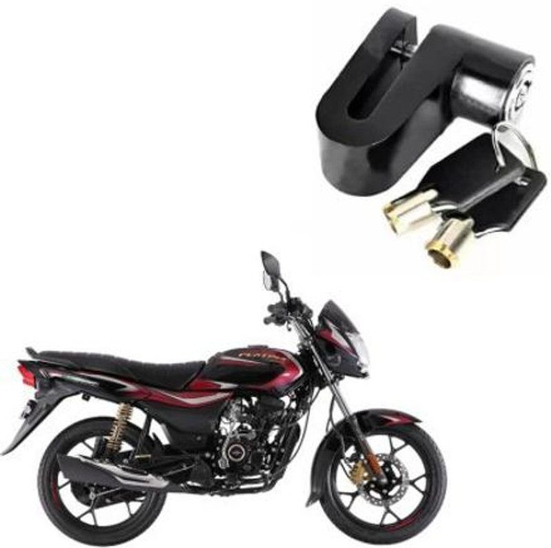 Giinix Heavy Steel Disc Break Security Lock Disc Lock For Bajaj Platina H Gear Disc Lock  (Black)
