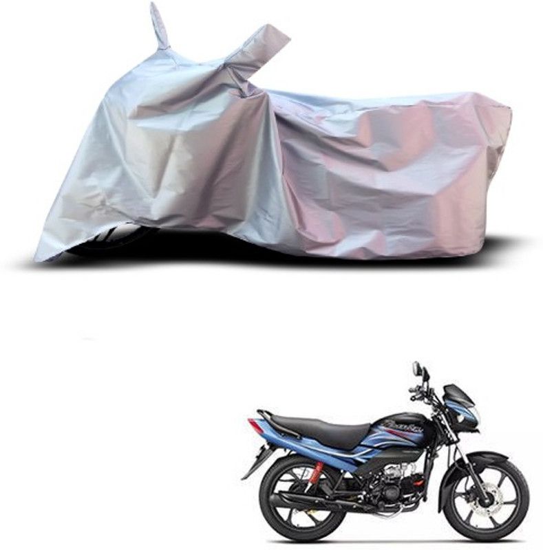 THE REAL ARV Waterproof Two Wheeler Cover for Honda  (Passion Pro, Silver)