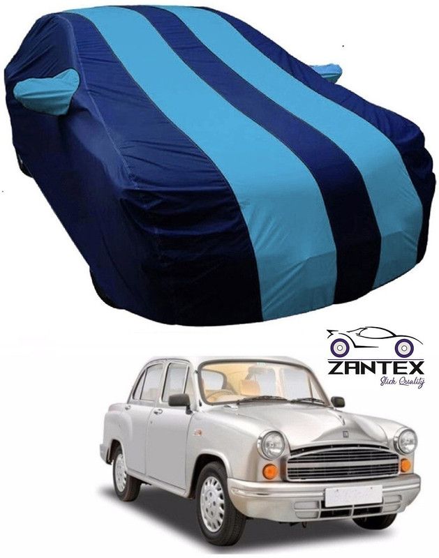 ZANTEX Car Cover For HM Ambassador 2.0D (With Mirror Pockets)  (Blue)