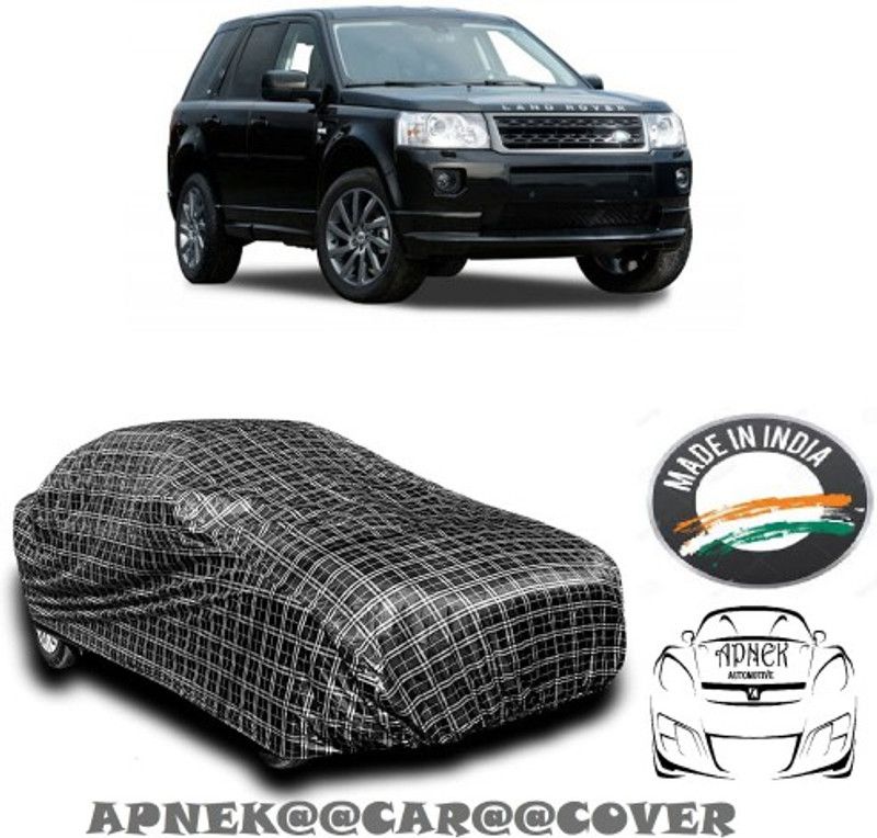 APNEK Car Cover For Land Rover Freelander (With Mirror Pockets)  (Silver, Grey)