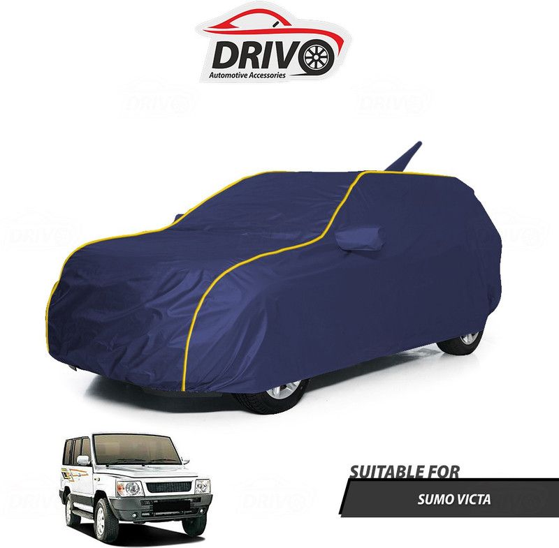 Drivo Car Cover For Tata Sumo Victa (With Mirror Pockets)  (Blue)