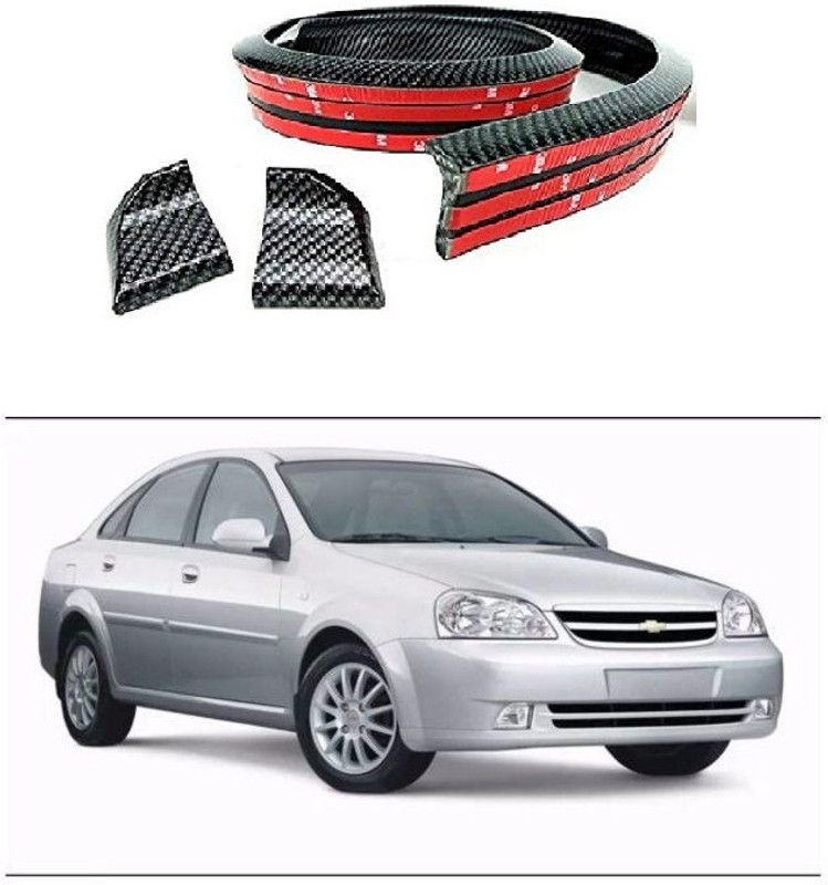PRTEK Carbon Finish Trimmable Car Spoiler Car Lip Spoiler Universal Fit for Cars 0084 Car Spoiler
