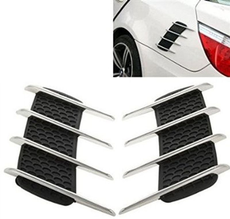 SRPHERE 3D Car Air Flow Vent Fender Side Door Decals Stickers Side Scoop