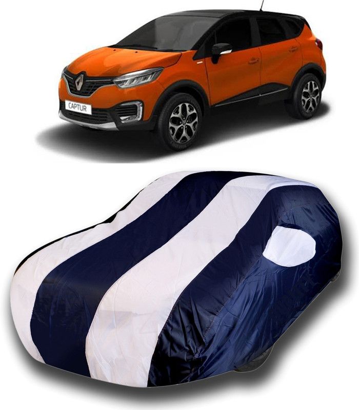 siddharth fashion Car Cover For Renault Captur (With Mirror Pockets)  (White)