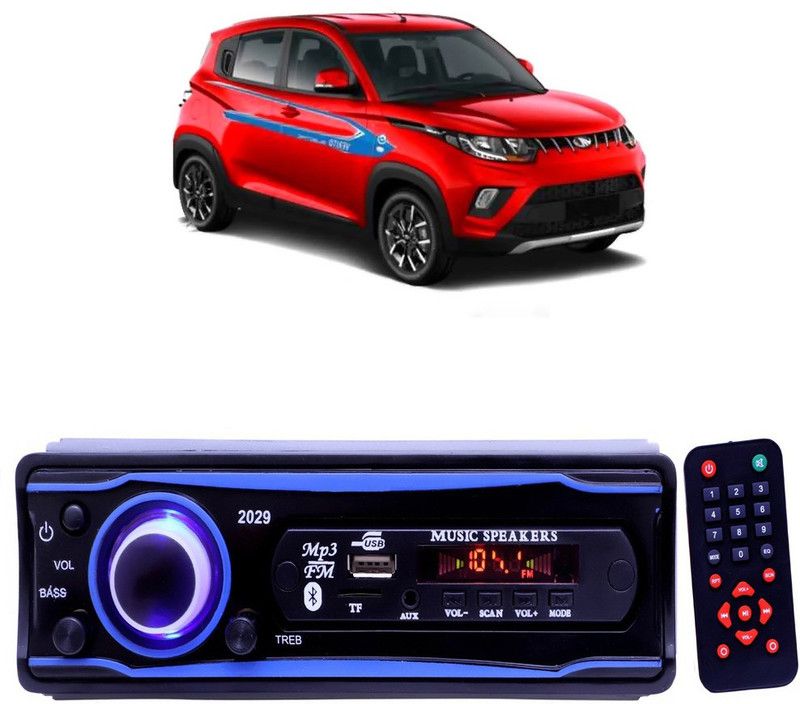 Genipap Blue 2029 USB/AUX/SD/BLUETOOTH/FM/MP3 BOOM MASTER STANDARD- G 266 Car Stereo  (Single Din)
