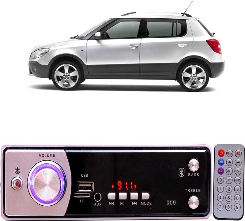 YUNEIK Silver009 BLUETOOTH/USB/SD/AUX/FM/MP3 Car Stereo ( Single Din) Y-483 Car Stereo  (Single Din)