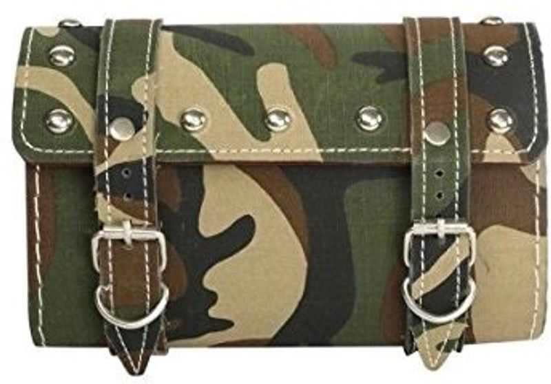 Auto Hub One-side Multicolor Leatherette Motorbike Saddlebag  (3 L)